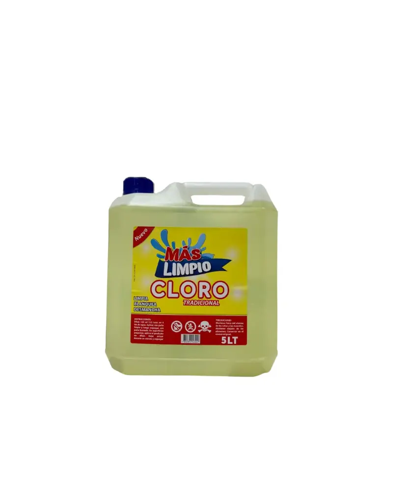 CLORO MAS LIMPIO 5LT  BIDON MALETA