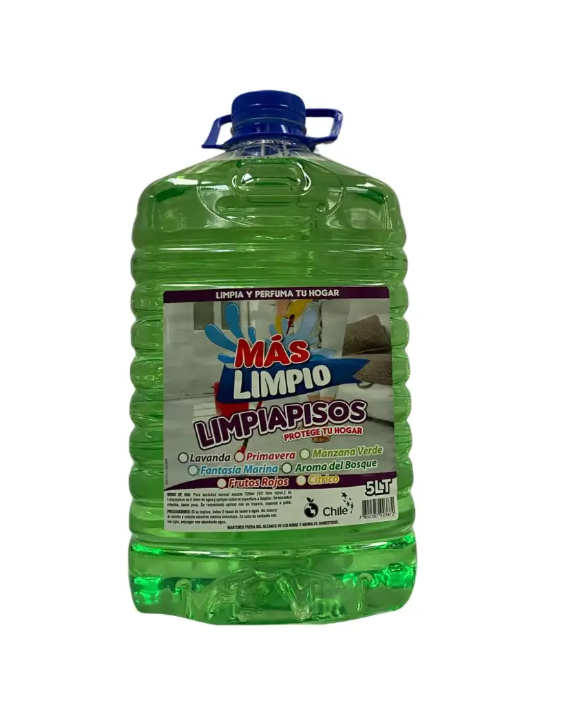 LIMPIA PISO MAS LIMPIO 5L MANZANA VERDE