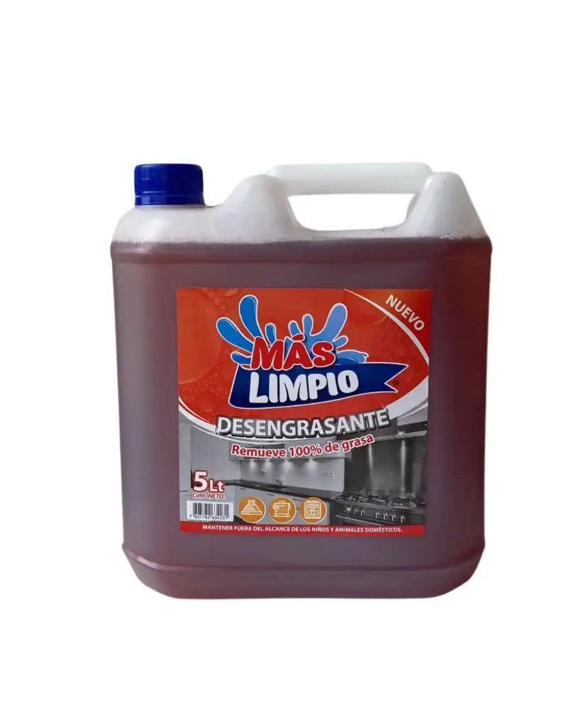 DESENGRASANTE DE 5LT MAS LIMPIO